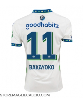 PSV Eindhoven Johan Bakayoko #11 Maglia Gara Terza Repliche 2024-25 Maniche Corte